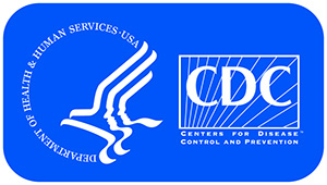 Logos for the US Department of Health and Human Services and the Centers for Disease Control and Prevention