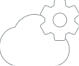 cloud gear icon
